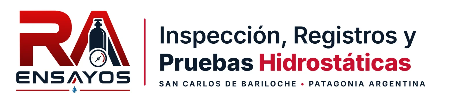 RA Ensayos. Inspección, registros y pruebas hidrostáticas. San Carlos de Bariloche, Patagonia Argentina